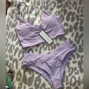 Goodnight Macaroon size  small lilac bikini